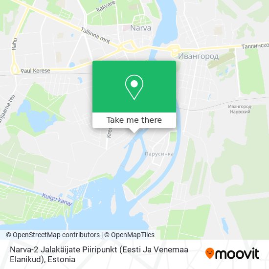 Narva-2 Jalakäijate Piiripunkt (Eesti Ja Venemaa Elanikud) map