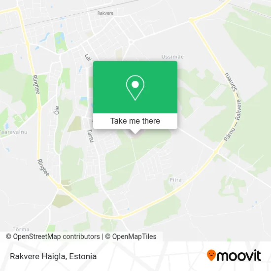 Rakvere Haigla map