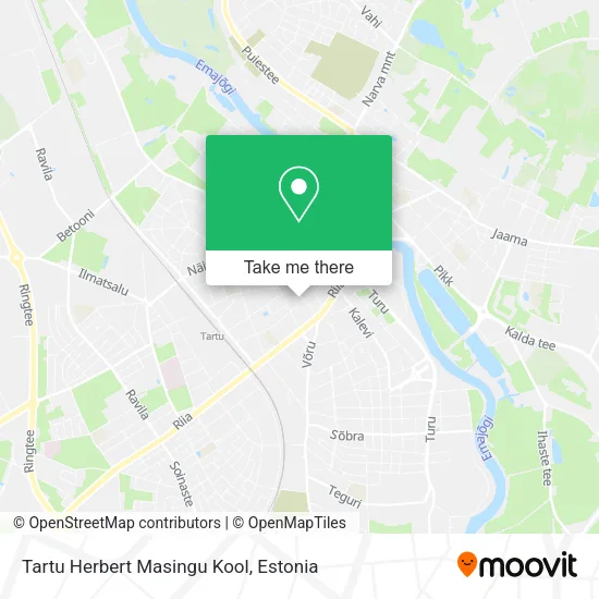 Карта Tartu Herbert Masingu Kool