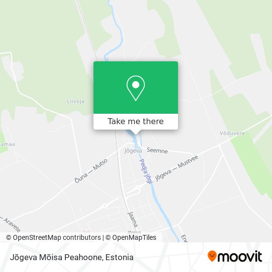 Jõgeva Mõisa Peahoone map