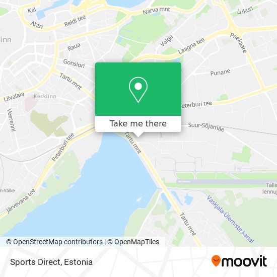 Карта Sports Direct