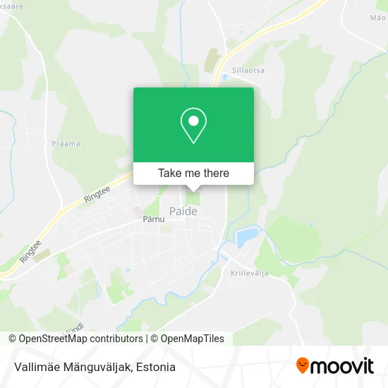 Vallimäe Mänguväljak map