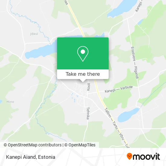 Kanepi Aiand map