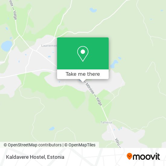 Kaldavere Hostel map