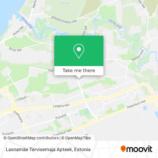 Lasnamäe Tervisemaja Apteek map