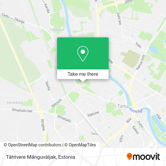 Tähtvere Mänguväljak map