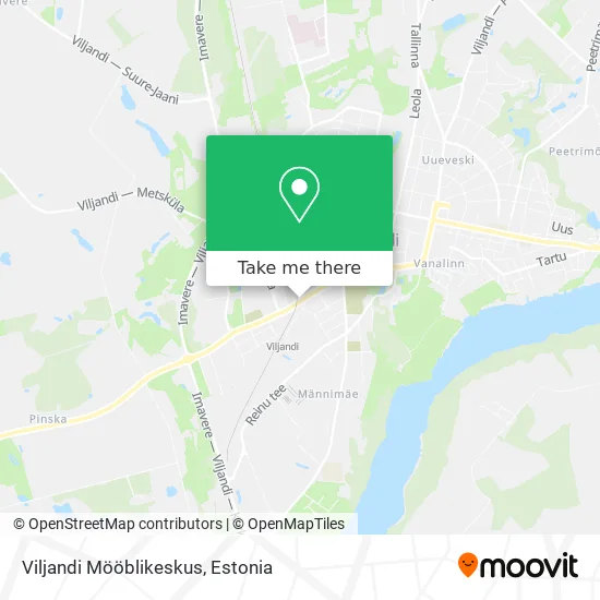 Карта Viljandi Mööblikeskus