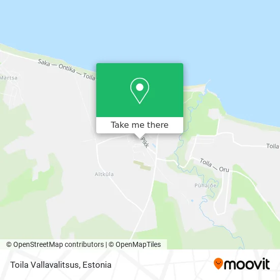 Карта Toila Vallavalitsus