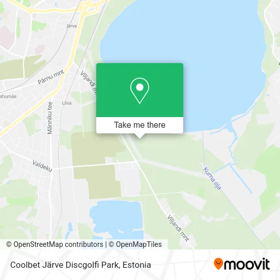 Карта Coolbet Järve Discgolfi Park