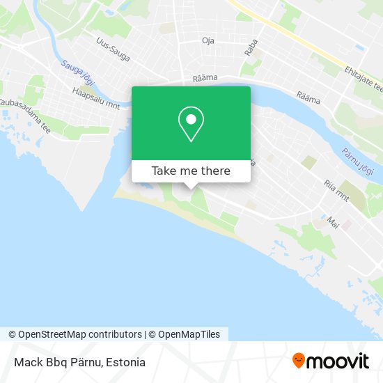 Карта Mack Bbq Pärnu