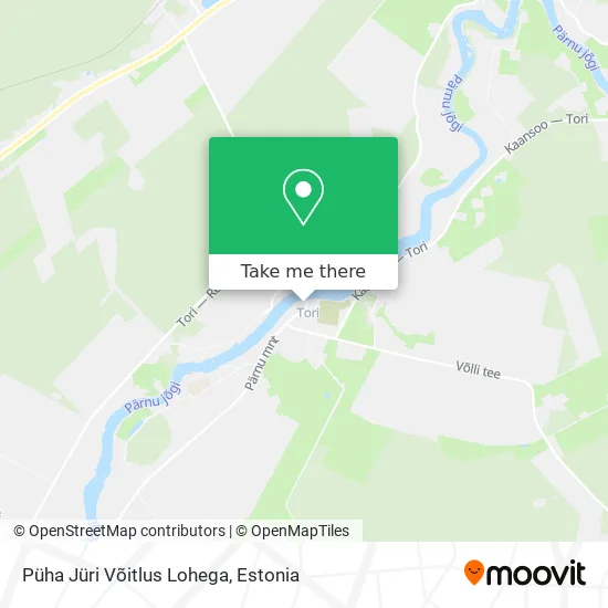 Püha Jüri Võitlus Lohega map
