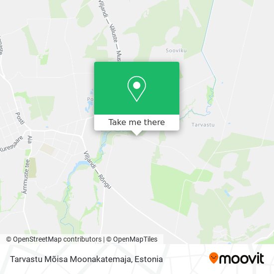 Tarvastu Mõisa Moonakatemaja map