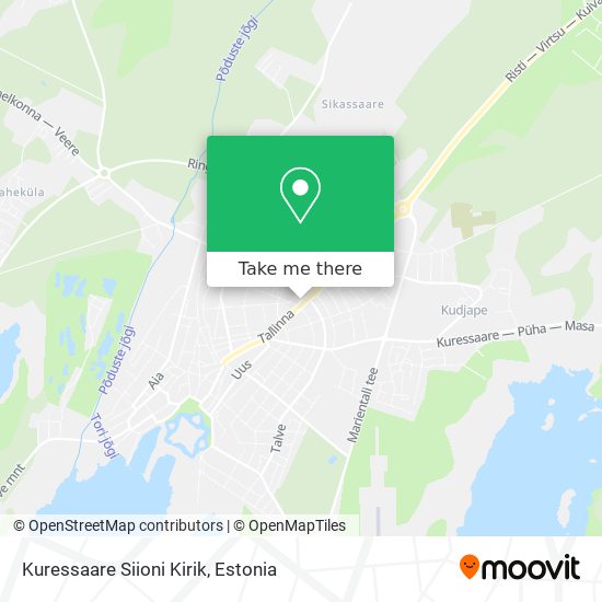 Kuressaare Siioni Kirik map