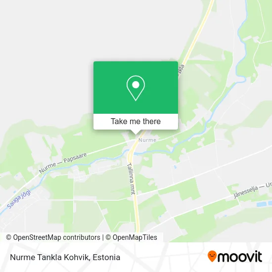 Nurme Tankla Kohvik map