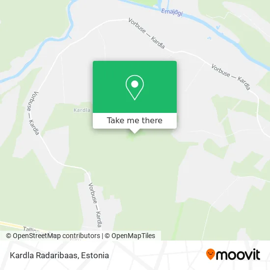 Карта Kardla Radaribaas
