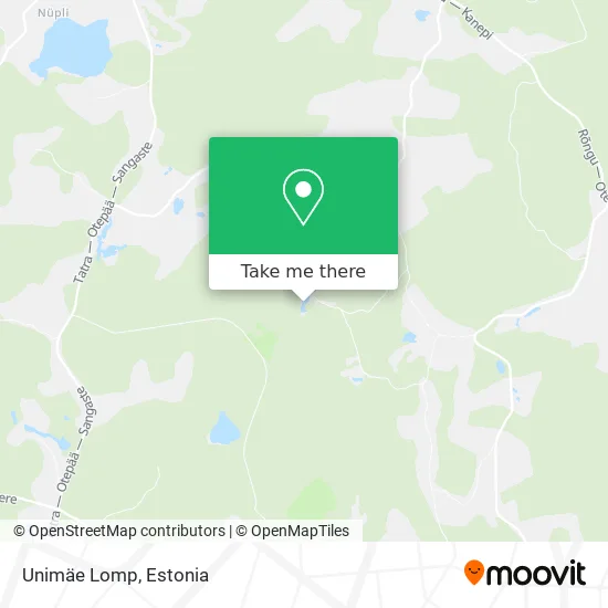 Карта Unimäe Lomp