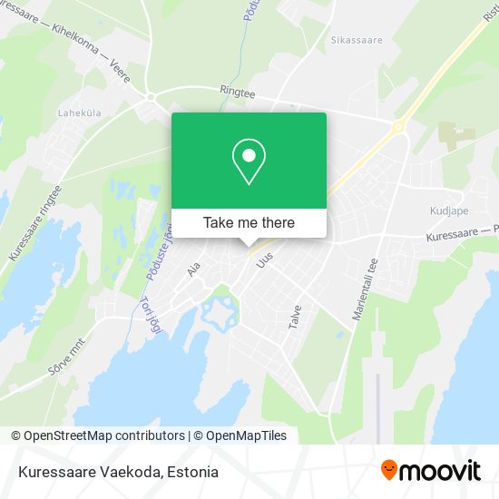 Карта Kuressaare Vaekoda