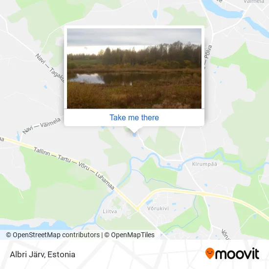 Карта Albri Järv