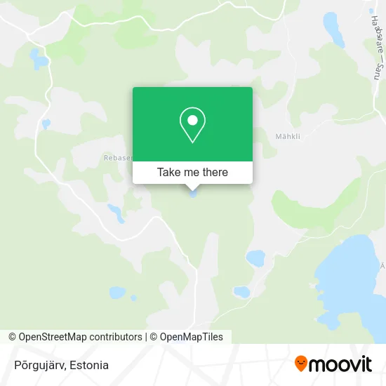 Карта Põrgujärv