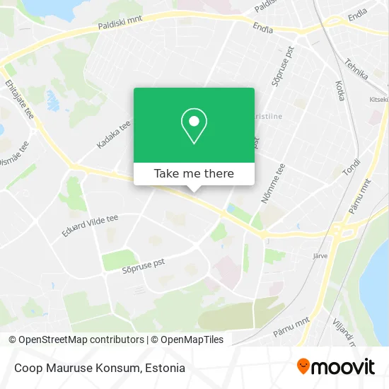 Карта Coop Mauruse Konsum