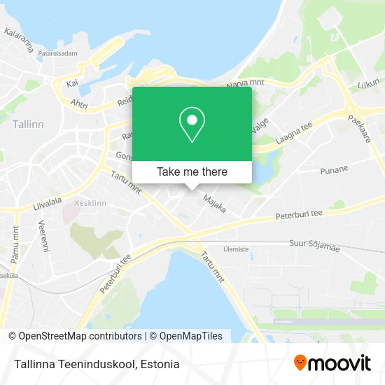 Карта Tallinna Teeninduskool