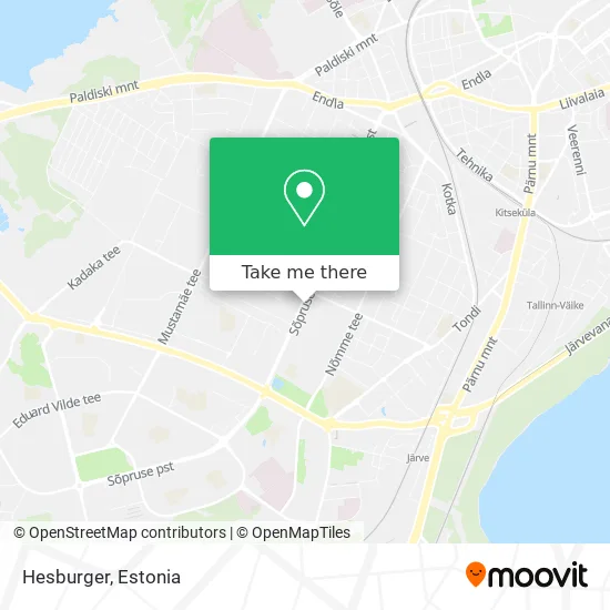 Карта Hesburger