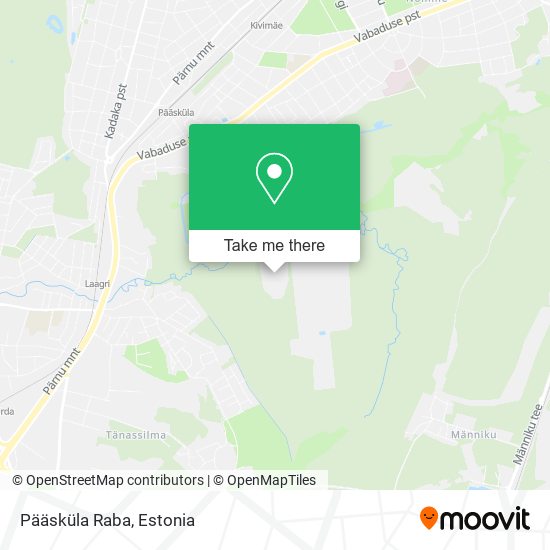 Pääsküla Raba map