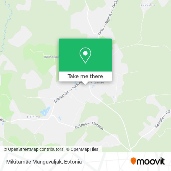 Mikitamäe Mänguväljak map