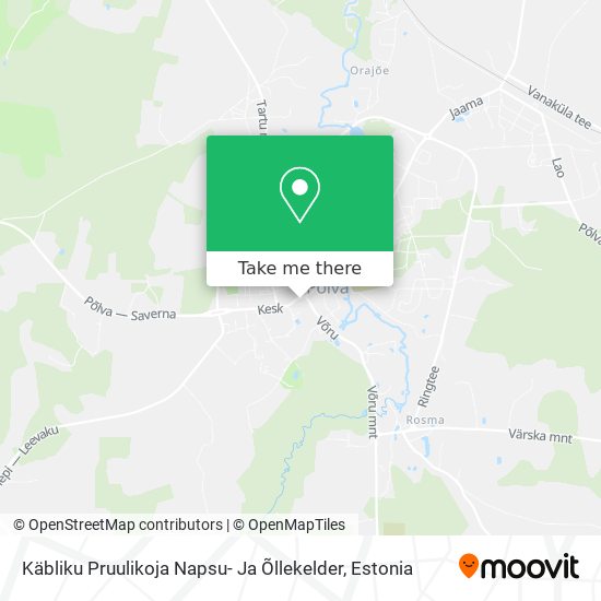 Käbliku Pruulikoja Napsu- Ja Õllekelder map