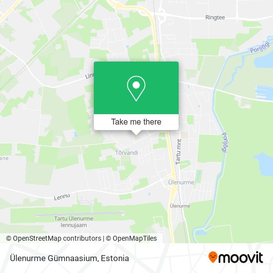 Ülenurme Gümnaasium map