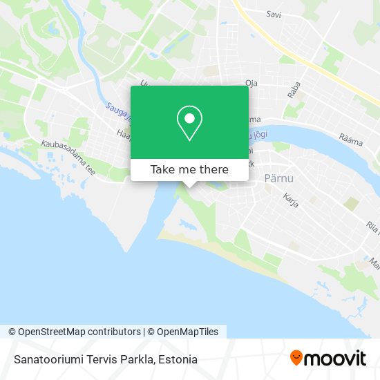 Sanatooriumi Tervis Parkla map