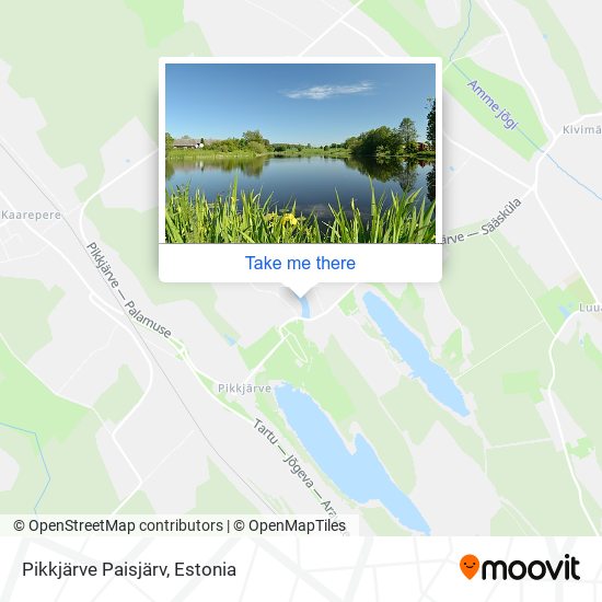 Карта Pikkjärve Paisjärv