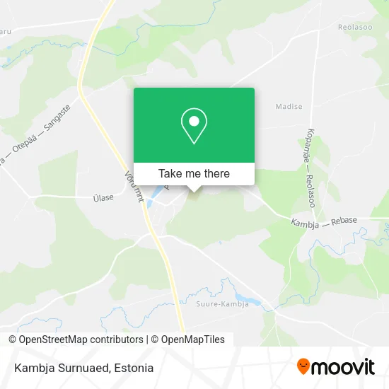 Kambja Surnuaed map