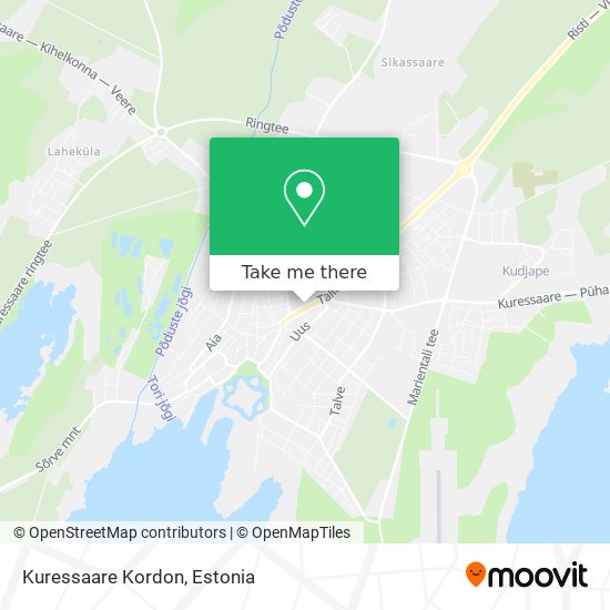 Карта Kuressaare Kordon