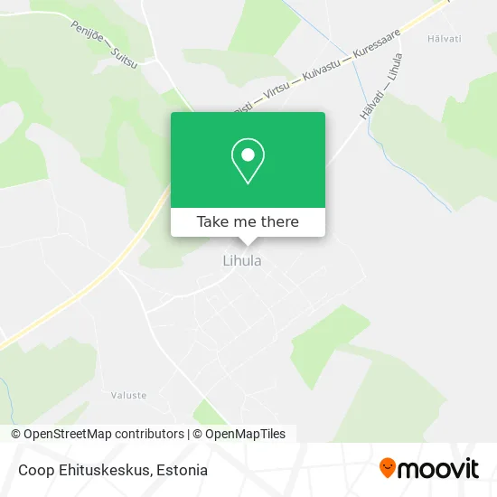 Карта Coop Ehituskeskus