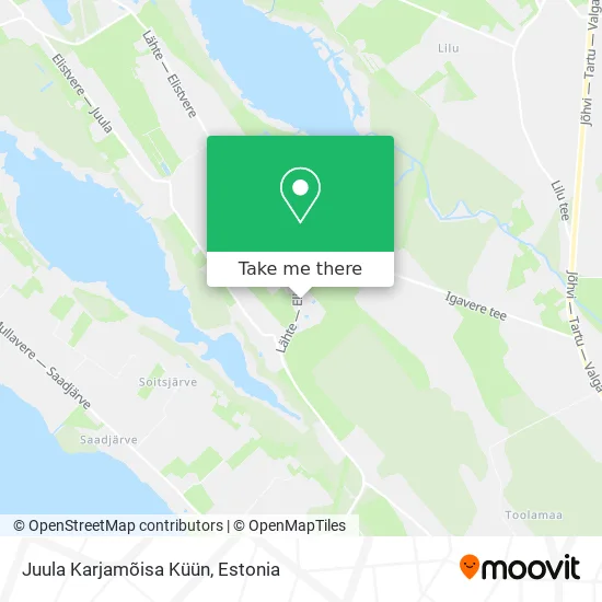 Карта Juula Karjamõisa Küün
