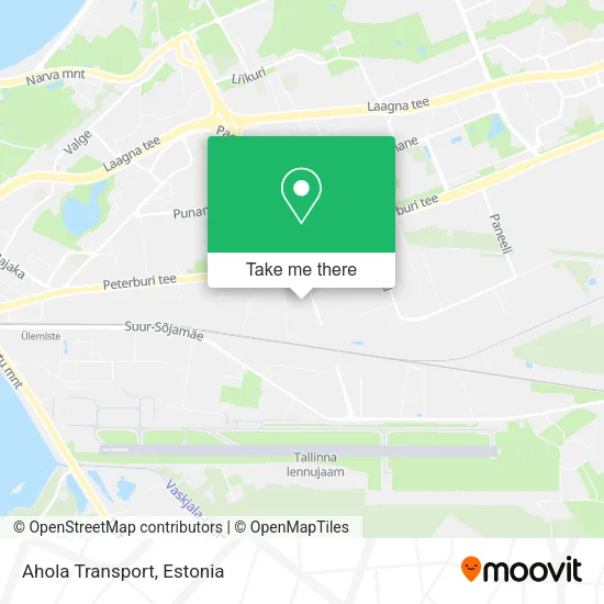 Ahola Transport map