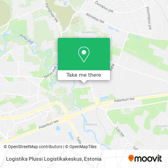 Карта Logistika Plussi Logistikakeskus