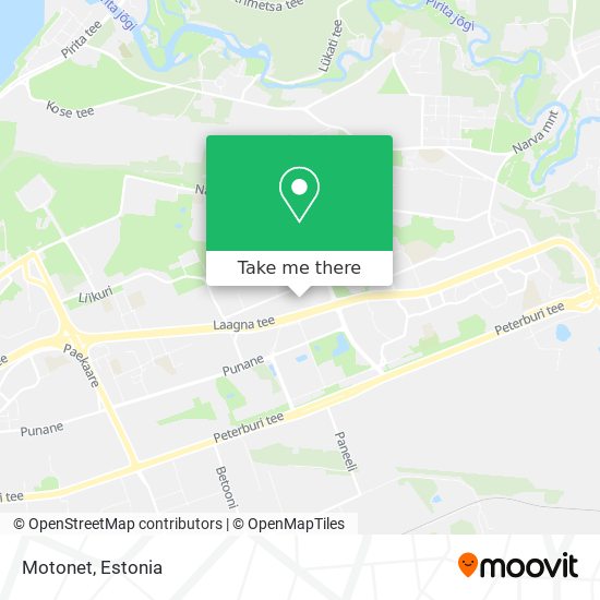 Motonet map