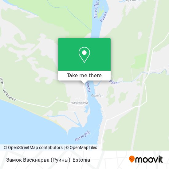 Замок Васкнарва (Руины) map