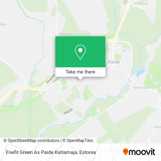 Enefit Green As Paide Katlamaja map