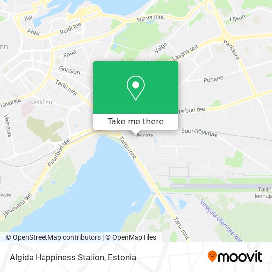 Algida Happiness Station map