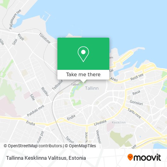 Tallinna Kesklinna Valitsus map