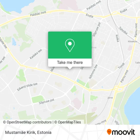 Mustamäe Kirik map