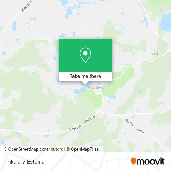 Карта Pikajärv