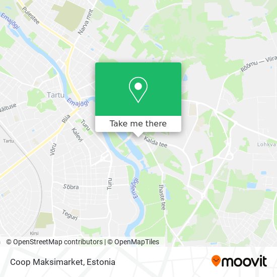 Coop Maksimarket map