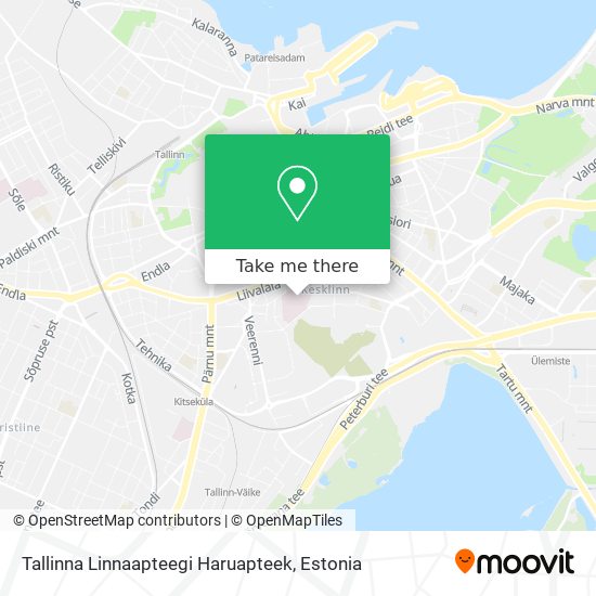 Карта Tallinna Linnaapteegi Haruapteek