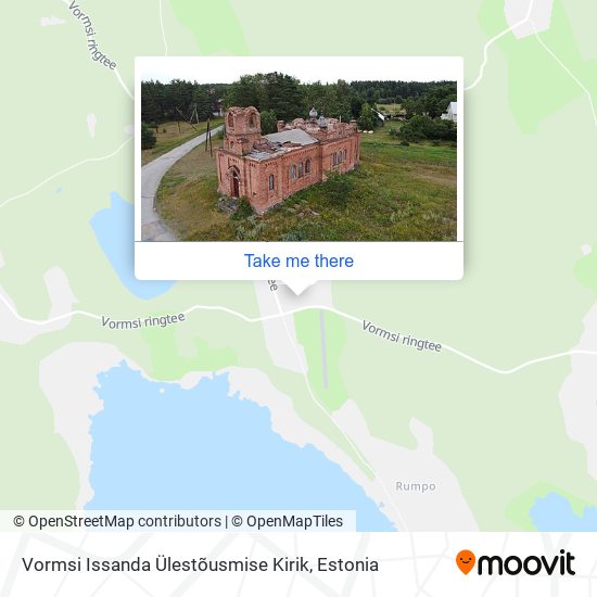 Vormsi Issanda Ülestõusmise Kirik map