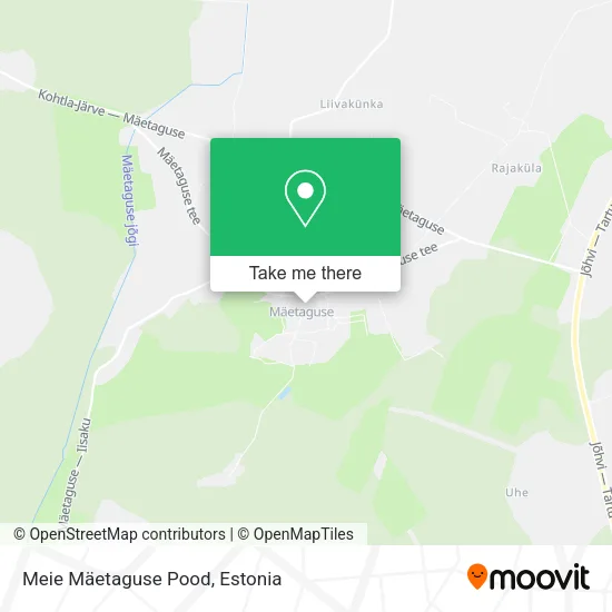 Meie Mäetaguse Pood map
