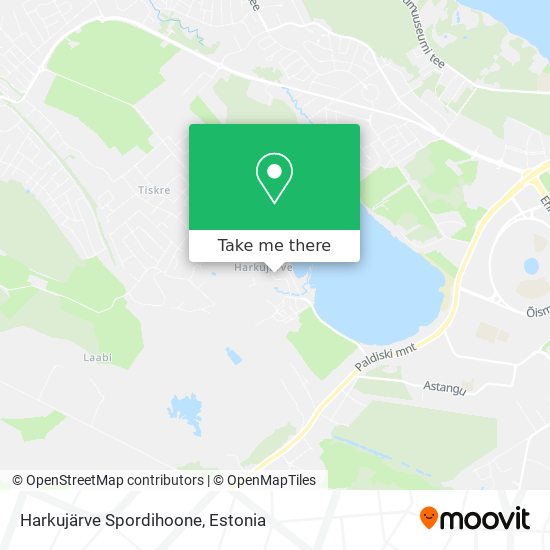 Harkujärve Spordihoone map